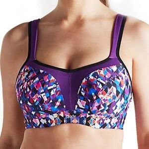 Panache Full-Busted Underwire Sports Bra 38D